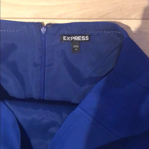 Express Blue Pencil Skirt - Picture 2 of 2